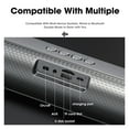 thumbnail image 5 of Wireless Bluetooth Speaker 6D Surround Stereo Voice Call FM AUX TF USB For Laptop PC Theater TV Sound Bar Loudspeaker Subwoofer ,Impactful Volume Boost, 5 of 7