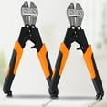 thumbnail image 5 of THHEIC Mini Bolt Cutter 8-inch, Spring Loaded Heavy Duty Wire and Cable Cutter with Anti-slip Handle, Small Bolt Snips Clippers for DIY and Repair, 5 of 8