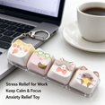 thumbnail image 5 of 4-Key Cat Themed Keyboard Clicker Fidget,Cute Stress Relief Toy,Portable Keyboard Keychain for Daily Anxiety Relief, 5 of 7