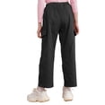 thumbnail image 2 of TiaoBug Kids Girls Jogger Pants Trousers Casual Sport Sweatpants Bottoms Overalls Activewear Black 16, 2 of 7