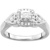 0.18 Carat T.W. Diamond Promise Ring in Sterling Silver