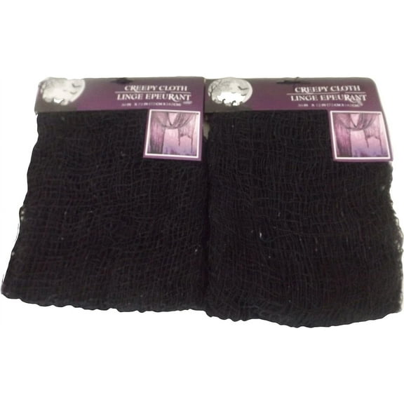 Creepy Cloth Halloween Decoration Black - 2 Pack