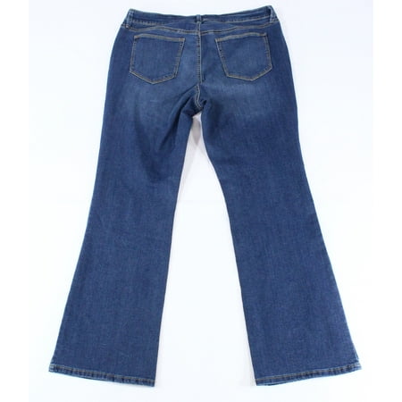 INC Jeans - Womens Jeans Curvy Fit Bootcut Leg Low-Rise Stretch 16 ...