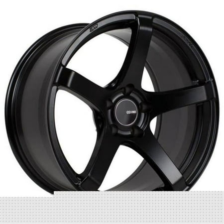 Enkei 17 x 8 in. Kojin 40 mm Offset 5 x 114.3 mm Bolt Pattern 72.6 mm Bore Wheel, Matte Black