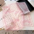 thumbnail image 3 of Floral Print Neckerchief Women Korean Cotton Linen Square Scarf Elegant Neck Scarves Small Wraps Bandana Head Scarfs, 3 of 22