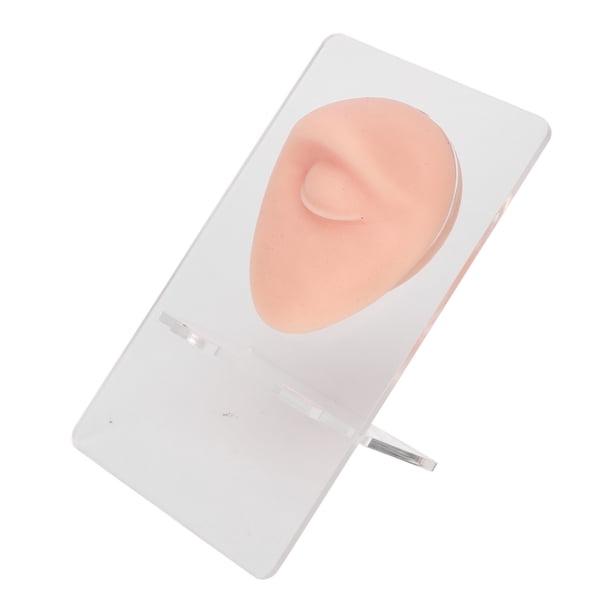 Modelo de práctica de perforación corporal, silicona suave de un solo ojo, perforación de ojo falso, modelo de ojo de silicona, funcionamiento suave