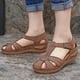 thumbnail image 1 of Sandalias de punta redonda con hueco en el tobillo cómodas para mujer y niña, zapatos de suela blanda Wmkox8yii shjk1142, 1 of 4