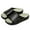 Black, variant on HNMKIU Slippers Men Outdoor Indoor Room Home Breathable Massage Soft Sole Quick Drying Elevated Thick Comfortable Flat Design Summer Sandals Black,7
