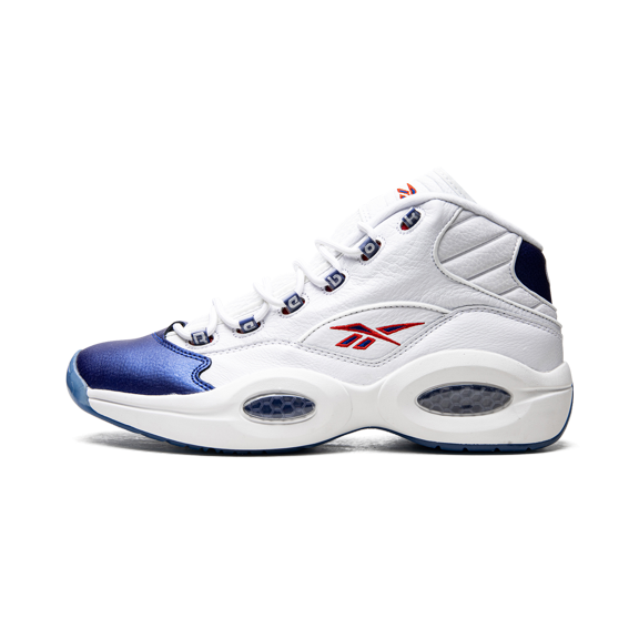 REEBOK MENS Question Mid "Blue Toe 2022" GX0227 from Stadium Goods