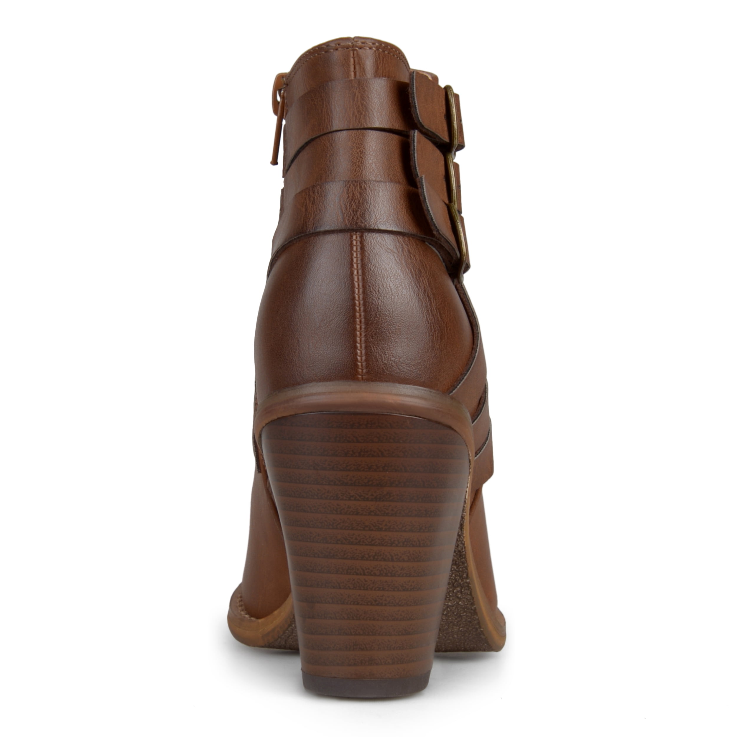 Women's Ankle Wide Width Multi Strap Boots
