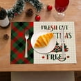 thumbnail image 5 of YIKA Christmas Printed Table Mats Home Placemats For Dining Table Christmas Decor Items Holiday Indoor Dining Room Decorations B, 5 of 6