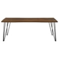 thumbnail image 3 of Neve 80-inch Live Edge Dining Table Grey Sheesham, 3 of 7
