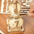 thumbnail image 3 of DIY 3D Wood Musical Instrument Puzzle - Cello with 58 pcs, 3 of 4