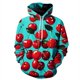thumbnail image 3 of New Fun Cherry Printed Hoodie Autumn Fashion Fruit Pattern Sportswear Casual Loose Design Men's Street Hoodie 2024, 3 of 5