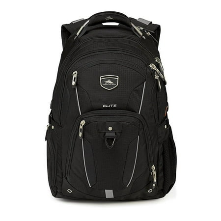 High Sierra Elite Laptop Backpack, Black - Walmart.com
