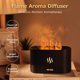 thumbnail image 3 of Difusor de Aroma llama simulada humidificador de niebla grande USB lámpara de ambiente hogar Oficina Tomshoo Negro, 3 of 7