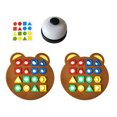thumbnail image 1 of Juegos de aprendizaje Juguete con forma Rompecabezas Forma a juego Juguete para niños Niños Niñas JShteea El nuevo, 1 of 9