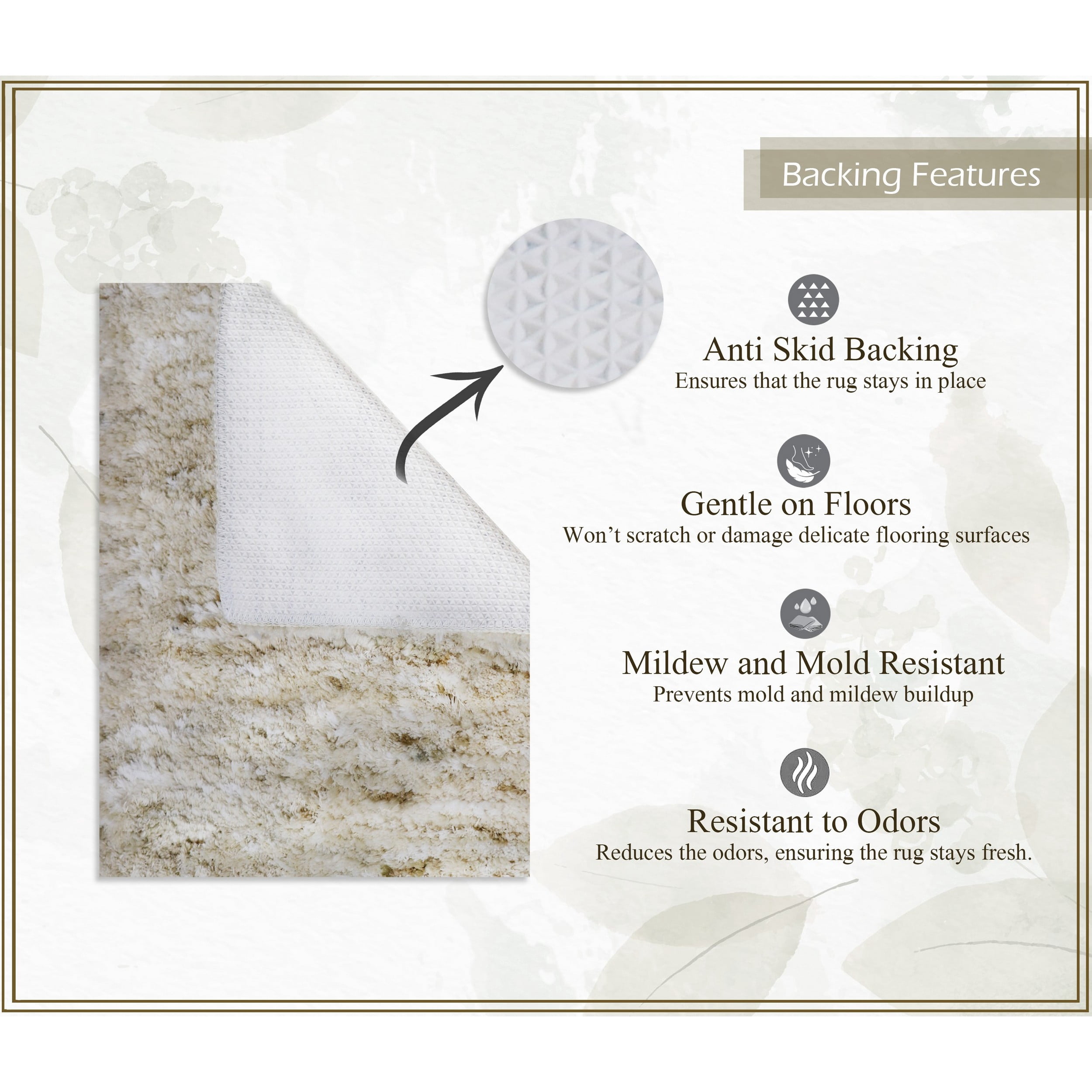 Essential 2-Piece Bathroom Contour and Toilet Lid Cover Set, Plush Microfiber Contour Rug and Non-Slip Toilet Lid Cover, Ultra Absorbent, Quick-Dry, Machine Washable, Ivory