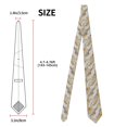 thumbnail image 3 of Men'S Tie 4.7×3.1in Is Not Easy To Deform And Fade Anti-Drift Button Design Is Easy To Take Care Of For Work Travel Daily Business Gold Marble_2, 3 of 8