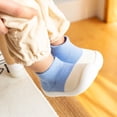 thumbnail image 2 of Splozh First Walker Shoes Baby Sock Shoes Breathable Soft Bottom Toddler Learning Shoes Floor Socks First Walking Shoes Blue,US 7, 2 of 8