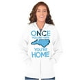 thumbnail image 4 of North Carolina You're Home Here Cute Zip Up Hoodie Men's Women's Brisco Brands X, 4 of 6