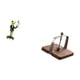 thumbnail image 5 of Estatua de rana de camarero, figura de escritorio, servilletero, soporte de papel, organizador de mesa, resina, madera de nogal, material adecuado par, 5 of 8