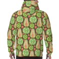 thumbnail image 7 of Xecao Fruits 1 Pattern Men's Adult Pullover Hoodie,Hooded Sweatshirt-Small, 7 of 7
