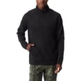 thumbnail image 1 of BASS OUTDOOR Mens Quarter Zip Pullover Sweater, black, M, 1 of 1