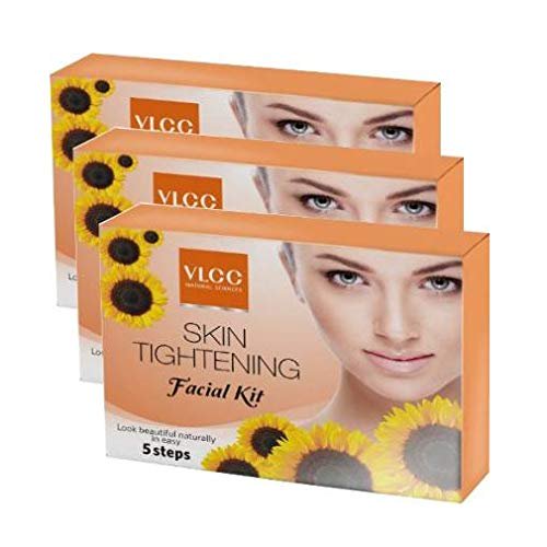 VLCC Vlcc Skin Tightening Facial Kit (25 Gm) Pack Of 3, 75 g (Pack of 3