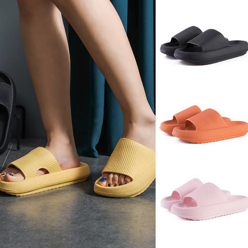 Shower Sandal Slippers Quick Drying Bathroom Slippers Super Soft Sole Open Toe House Slippers for Men Women
