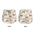 thumbnail image 5 of Picia Vintage Farm Pigs Pattern Women's 2 in 1 Athletic Running Shorts High Waisted Workout Casual Gym Sweat Shorts with Comfy Liner Zipper Pockets-Medium, 5 of 9