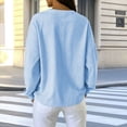 thumbnail image 6 of HAiming Striped Sweatshirts for Women Long Sleeve Loose Casual Scoop Neck Comfy Shirts Fall Winter Going out Tops, 6 of 9