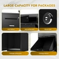 thumbnail image 4 of KAER Package Delivery Boxes for Outside,44.5"x17"x15.75" Cold-Rolled Steel Delivery Box for Packages & Mails, Anti-Theft Lockable Large Parcel Drop Box for Outdoor, Porch, Curbside, 4 of 7