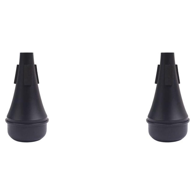 ZLight Sax Saxophone Supplies Rubber Plug Practicing Prop Trumpet Mute Straight Replaced Part Musical Gear Sound Dampener Black 2Set