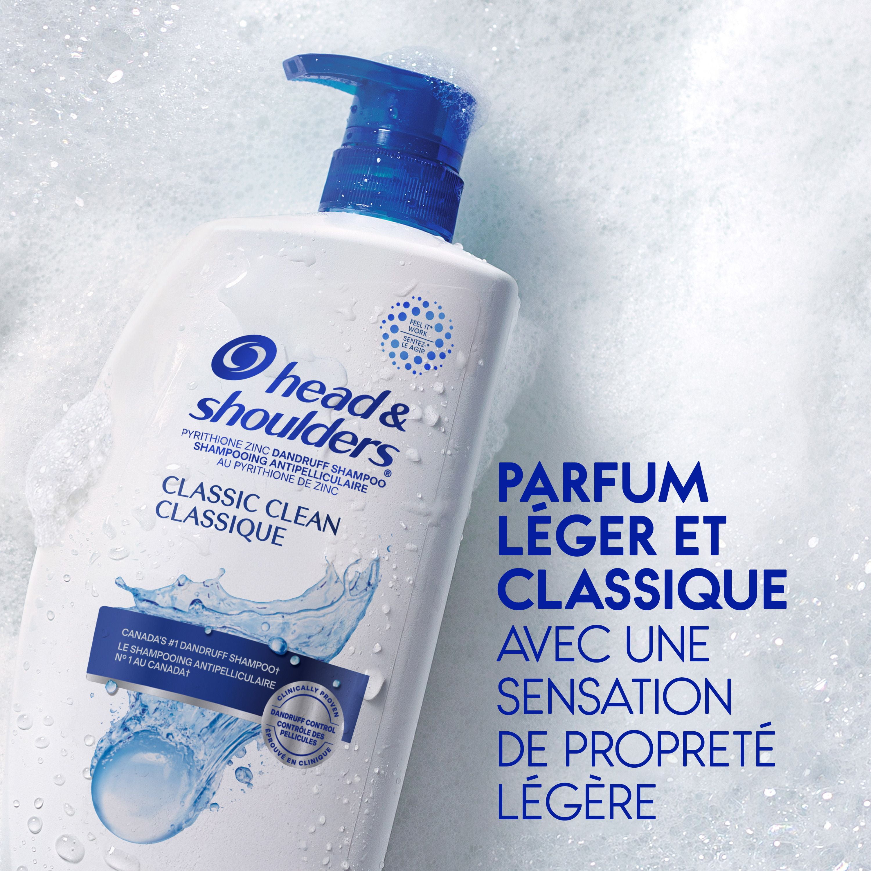 Shampooing antipelliculaire Head & Shoulders Classique 90ML