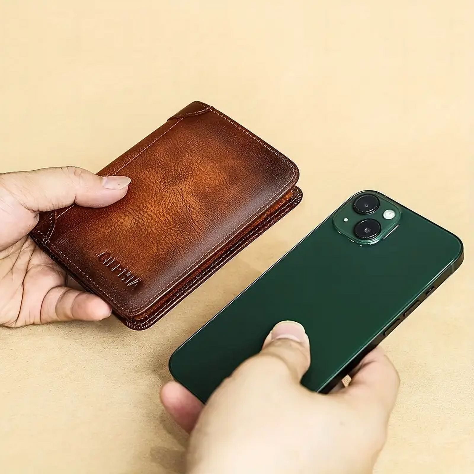 Ciephia Genuine Leather RFID Wallet for Men, Multi-Function