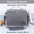 thumbnail image 3 of Bolsa térmica unisex perfecta para la oficina, la escuela y los picnics, 3 of 5
