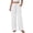 02-White, variant on Womens Palazzo Pants, Wide Leg Flowy Drawstring High Waisted, Lightweight Lounge Office Beach Clothes 2026 Light Yellow X-Large