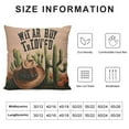 thumbnail image 5 of JEUXUS Western Retro If I Was A Cowboy I'd Be Wild and Free Cactus Mountains Decorative Throw Pillow Case Western Cowboy Retro decor For Home Bedroom Dorm,Cowboy Gifts for Men Cowboy Teenage boys, 5 of 5