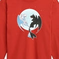 thumbnail image 3 of How to Train Your Dragon - Night And Light Moon - Toddler & Youth Long Sleeve Graphic T-Shirt, 3 of 5