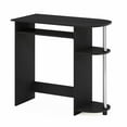 thumbnail image 2 of Furinno Simplistic Easy Assembly Computer Desk, Americano, Stainless Steel Tubes, 2 of 7