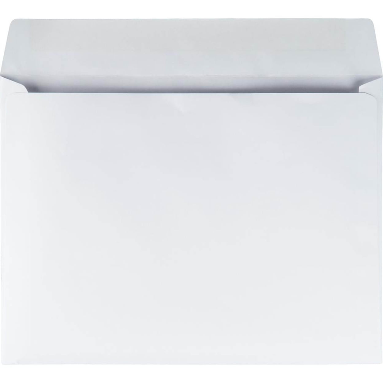 Quality Park Open Side Booklet Envelopes - Catalog - 1by2 - 9"W x 12" L- 28 lb - Gummed - White