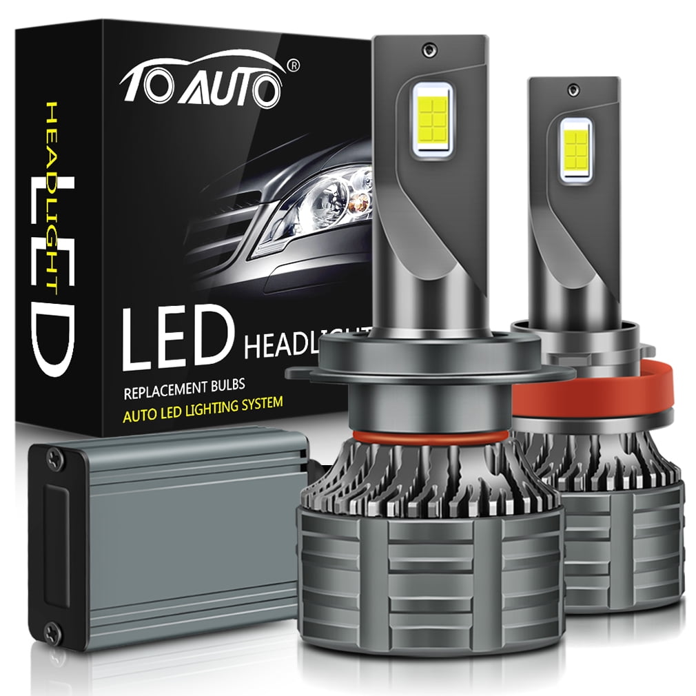 H7 LED Headlight Bulbs 20000 LM 70W 6500K, Low Beam/High Beam/Fog Light