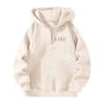 thumbnail image 3 of Hoodies for Women 2025 GOOD Printed Graphic Hoodie Long Sleeve Loose Y2K Hoody Hooded Sweatshirt Women Pullover, 3 of 5