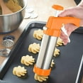 thumbnail image 5 of Cookie Press Gun Kit,13 Cookie Discs+8 Icing Nozzles Perfect for DIY Christmas Cookies and Decorating Cookies,Gifts for Wome(Comes with Cleaning Brush, 5 of 6