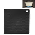 thumbnail image 4 of Almohadillas Aislantes Resistentes Al Calor, Almohadillas Para Sartenes Resistentes Al Calor Con Orificio Colgante De Silicona De Grado Alimenticio Exquisitas Simples Para Uso, 4 of 8
