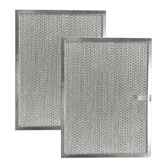 Air Filter Factory 97017455 Broan Range Hood Aluminum Grease Filter 2-Pack