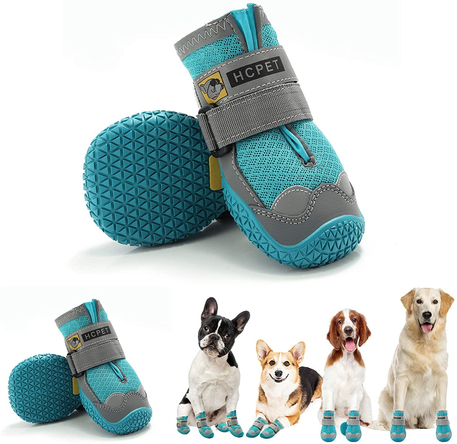 Breathable dog boots sales