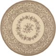 thumbnail image 1 of Safavieh Courtyard Creme Indoor Outdoor Rug - Round 6'7", 1 of 1