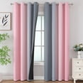 thumbnail image 1 of Cortinas Estelar Textiler Ombre Blackout 213x213cm Rosa/Gris, 1 of 9